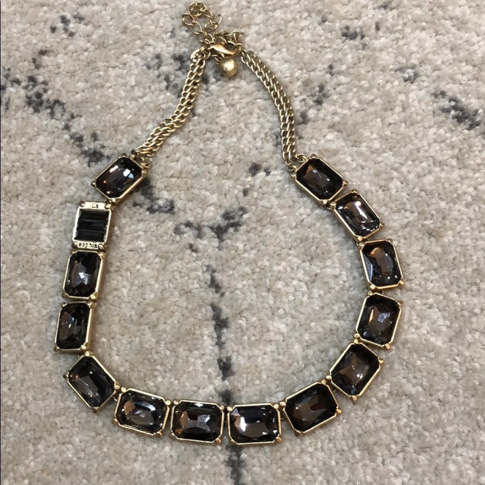 Lia Sophia gold necklace with jewels